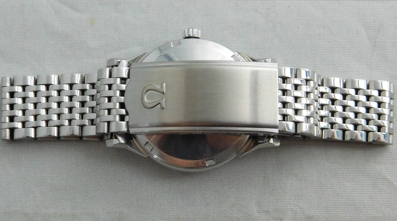 Dark Gray Omega Constellation Pie Pan Date SS Vintage 1962 Ref. 168.005 Mens Watch....34mm