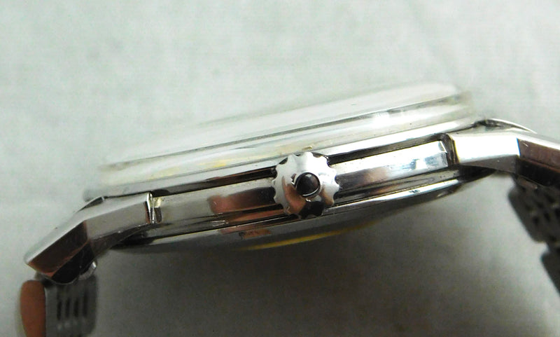 Dark Slate Gray Omega Constellation Pie Pan Date SS Vintage 1962 Ref. 168.005 Mens Watch....34mm