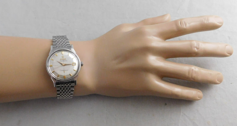 Rosy Brown Omega Constellation Pie Pan Date SS Vintage 1962 Ref. 168.005 Mens Watch....34mm