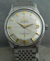 Dim Gray Omega Constellation Pie Pan Date SS Vintage 1962 Ref. 168.005 Mens Watch....34mm