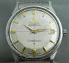 Dim Gray Omega Constellation Pie Pan Date SS Vintage 1962 Ref. 168.005 Mens Watch....34mm