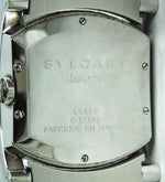 Gray Bvlgari Assioma AA44S Automatic Blue/Gray Dial Stainless Steel Mens Watch....34mm