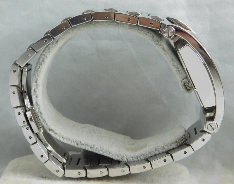 Dark Gray Bvlgari Assioma AA44S Automatic Blue/Gray Dial Stainless Steel Mens Watch....34mm