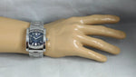 Rosy Brown Bvlgari Assioma AA44S Automatic Blue/Gray Dial Stainless Steel Mens Watch....34mm