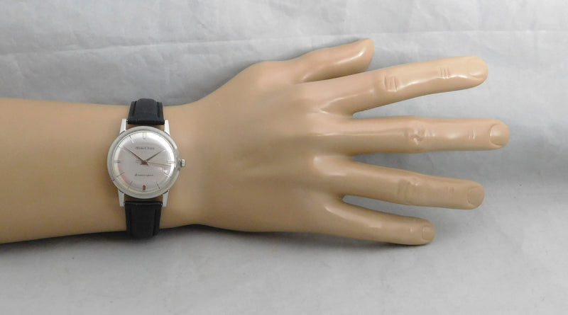 Dark Gray Seiko Crown Diashock Seikosha Calibre 560 Manual Wind 21 Jewel Mens Watch....35mm