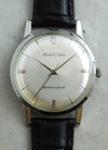 Dark Gray Seiko Crown Diashock Seikosha Calibre 560 Manual Wind 21 Jewel Mens Watch....35mm