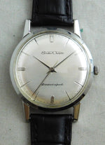 Dark Gray Seiko Crown Diashock Seikosha Calibre 560 Manual Wind 21 Jewel Mens Watch....35mm