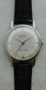 Light Slate Gray Seiko Crown Diashock Seikosha Calibre 560 Manual Wind 21 Jewel Mens Watch....35mm