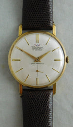 Light Slate Gray Waltham Classic 17 Jewel Swiss Manual Wind GP Vintage 1960's Men’s Watch....33mm