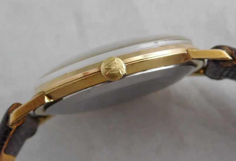 Light Slate Gray Waltham Classic 17 Jewel Swiss Manual Wind GP Vintage 1960's Men’s Watch....33mm