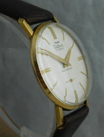 Dark Slate Gray Waltham Classic 17 Jewel Swiss Manual Wind GP Vintage 1960's Men’s Watch....33mm