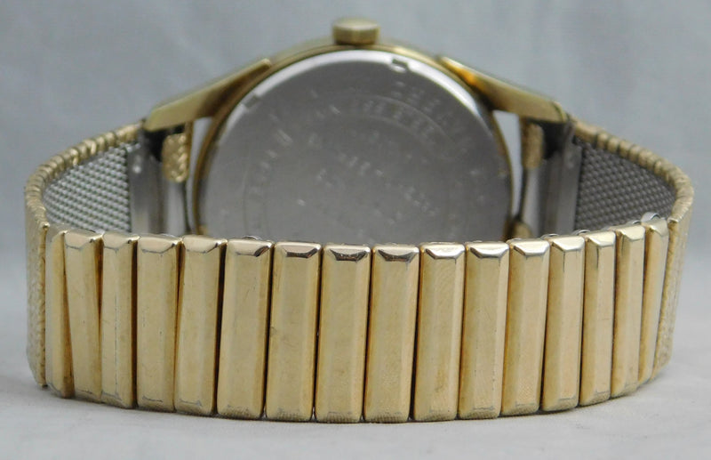 Light Slate Gray Gruen Precision  17 Jewels Calendar Manual Wind Vintage 1971 Mens Watch....32mm