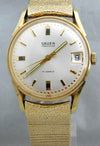 Dark Gray Gruen Precision  17 Jewels Calendar Manual Wind Vintage 1971 Mens Watch....32mm