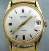Dark Gray Gruen Precision  17 Jewels Calendar Manual Wind Vintage 1971 Mens Watch....32mm