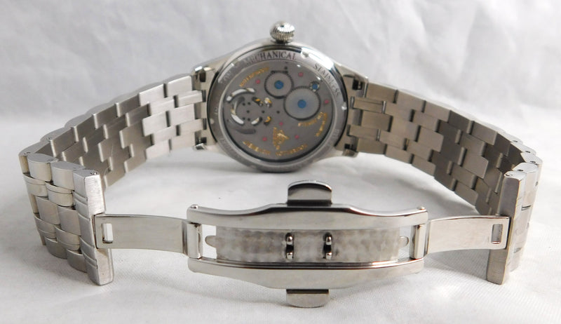 Gray Aesop Flying Tourbillon 7050G Hand Wind Black Starry Sky Dial Mens Watch....42mm