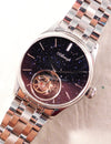 Gray Aesop Flying Tourbillon 7050G Hand Wind Black Starry Sky Dial Mens Watch....42mm