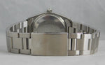 Light Slate Gray Rolex Oyster Perpetual 1002 SS Vintage 1960's Light Champange Dial Mens Watch....34mm