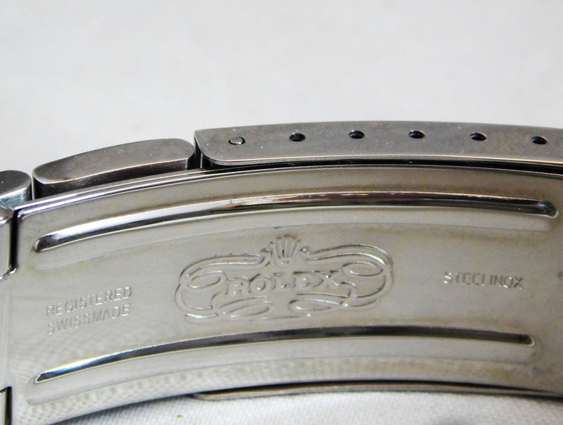 Gray Rolex Oyster Perpetual 1002 SS Vintage 1960's Light Champange Dial Mens Watch....34mm