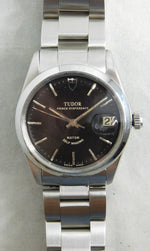 Gray Rolex Tudor Prince Oysterdate 7966 Vintage 1966 Automatic Mens Watch....34mm