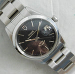 Dark Gray Rolex Tudor Prince Oysterdate 7966 Vintage 1966 Automatic Mens Watch....34mm