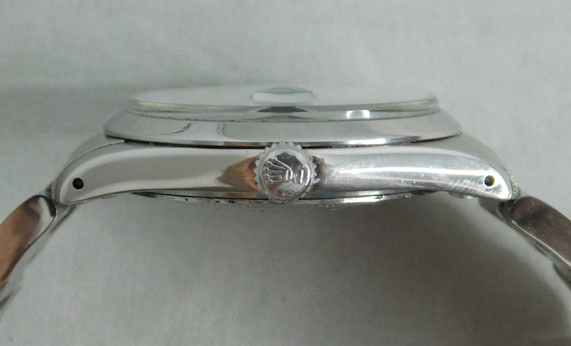 Light Slate Gray Rolex Tudor Prince Oysterdate 7966 Vintage 1966 Automatic Mens Watch....34mm