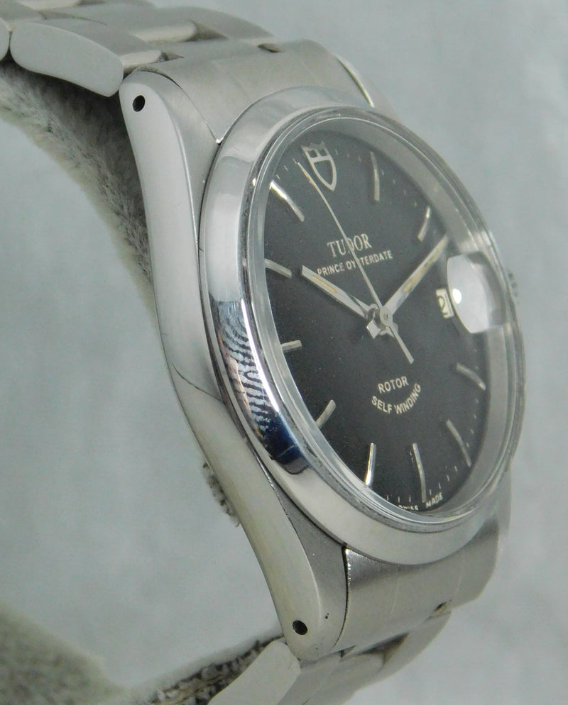 Light Slate Gray Rolex Tudor Prince Oysterdate 7966 Vintage 1966 Automatic Mens Watch....34mm