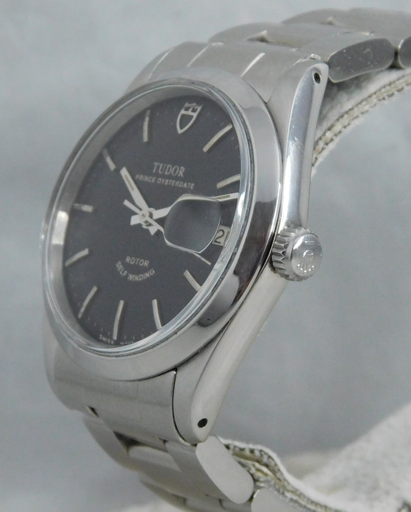 Light Slate Gray Rolex Tudor Prince Oysterdate 7966 Vintage 1966 Automatic Mens Watch....34mm