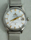 Dark Gray Omega Constellation Pie Pan Chronometer Date SS Vintage 1964 Mens Watch....34mm