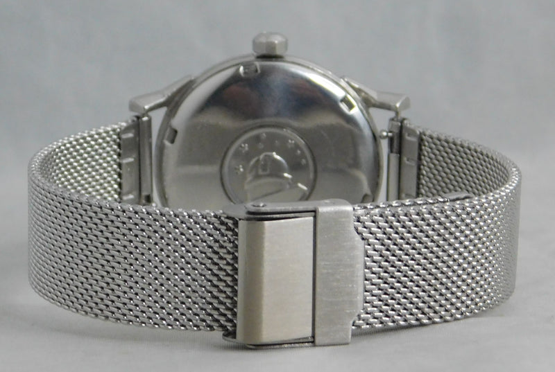 Dark Gray Omega Constellation Pie Pan Chronometer Date SS Vintage 1964 Mens Watch....34mm