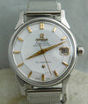 Light Slate Gray Omega Constellation Pie Pan Chronometer Date SS Vintage 1964 Mens Watch....34mm