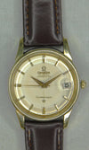 Light Slate Gray Omega Constellation Pie Pan Chronometer 14k Solid Gold/SS Circa 1959 Mens Watch....34mm