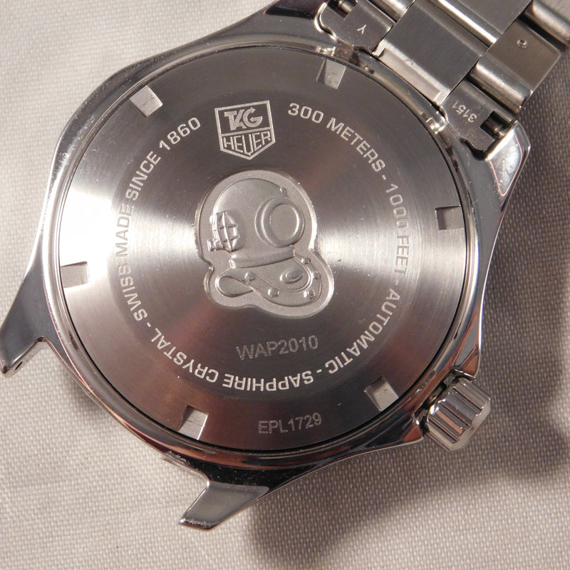 Dim Gray Tag Heuer Aquaracer WAP2010 Calibre 5 Automatic Date SS Mens Watch....41mm