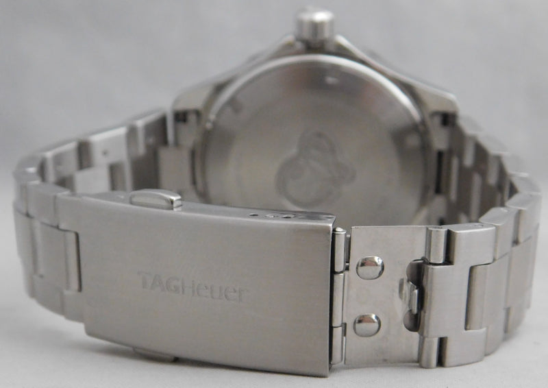 Dark Gray Tag Heuer Aquaracer WAP2010 Calibre 5 Automatic Date SS Mens Watch....41mm