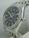Light Slate Gray Rolex Datejust 16030 Stainless Steel Black Dial Vintage 1987 Mens Watch....36mm