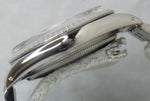 Dark Gray Rolex Datejust 16030 Stainless Steel Black Dial Vintage 1987 Mens Watch....36mm
