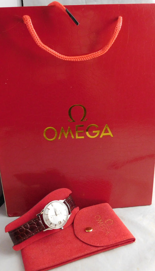 Omega Constellation Pie Pan Chronometer Date SS Vintage 1963 Mens Watch....34mm