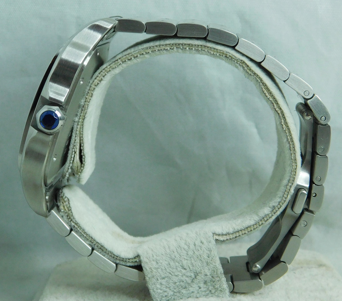 Slate Gray Cartier Santos Stainless Steel Date 4072  WSSA0018 Automatic Mens Watch....37mm