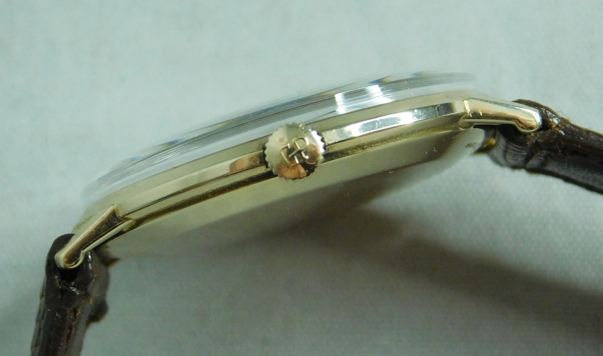 Dim Gray Girard-Perregaux Sea Hawk 10k GF Vintage 1950's Manual Wind Mens Watch....34mm