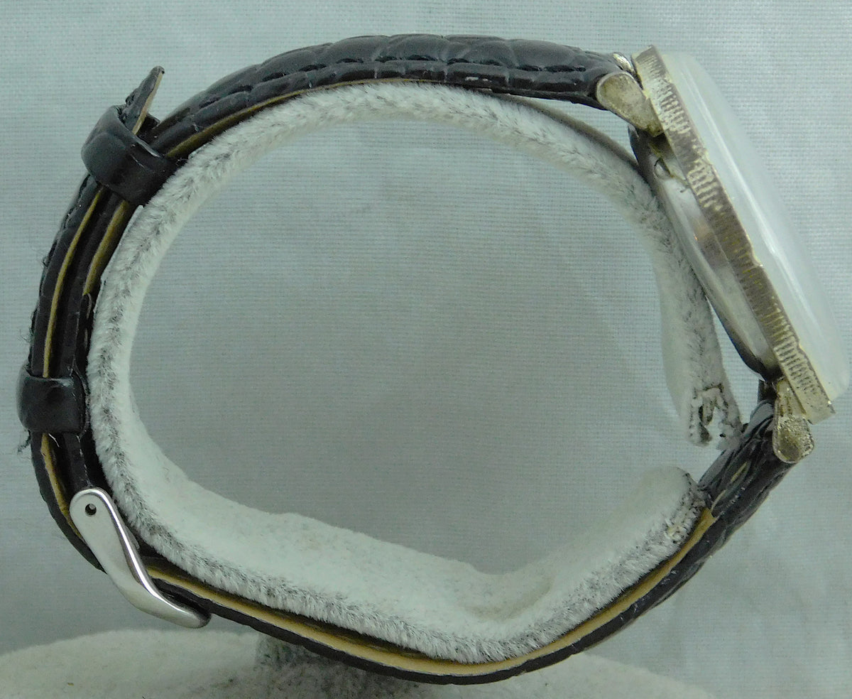 Light Slate Gray Morgan Silver Dollar Coin Watch Swiss LeJour 17 Jewel Manual Wind Movement  38mm