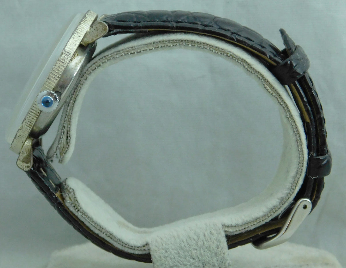 Light Slate Gray Morgan Silver Dollar Coin Watch Swiss LeJour 17 Jewel Manual Wind Movement  38mm