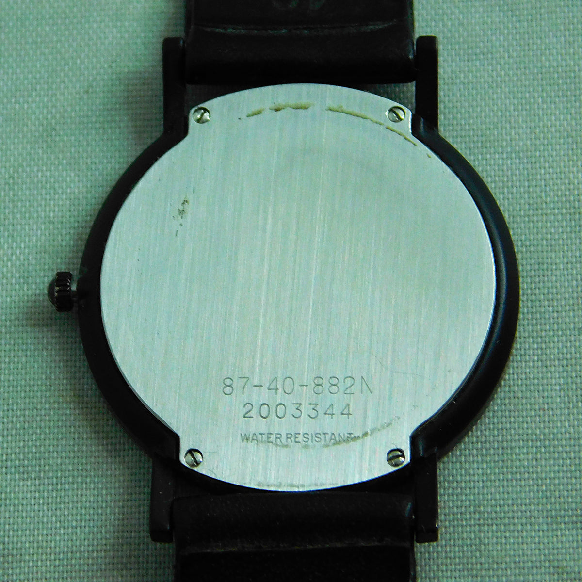 Black Movado Museum Ultra-Thin 87.40.882N Borderless Sapphire Crystal Mens Watch  31mm