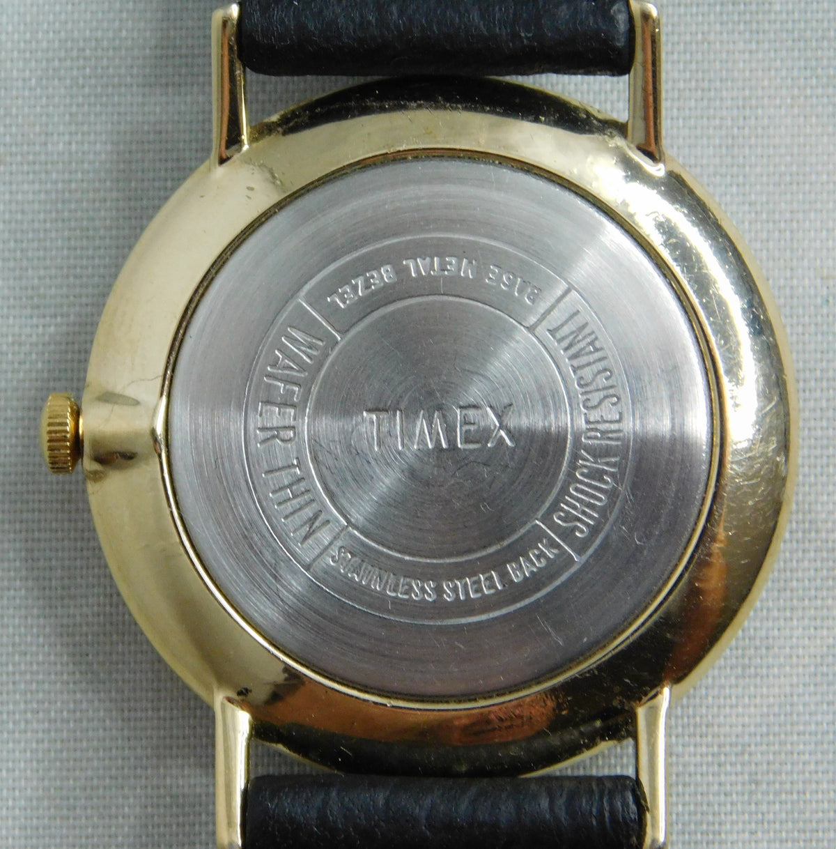 Timex Super Thin Vintage 1968 Manual Wind Silver Sunray Dial Mens Watch   34mm