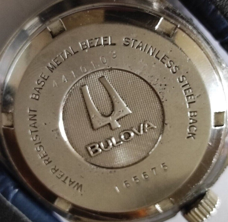 Dim Gray Bulova Super Seville Day Date SS Vintage 1980 Swiss Automatic Mens Watch....36mm