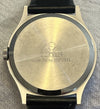 Tan Elgin Two Hand Dress Watch SS 7mm Thick Case Swiss Manual Wind Mens Watch....34mm