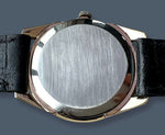 Dim Gray Piaget Classic Black Dial 18K GP Manual Wind Swiss Made 1950's Mens Watch....34mm