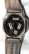 Gray Pulsar Time Computer P4 Model 3408 Vintage 1975 SS Mens Dress Watch....33mm