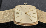 Tan Rolex Cellini 14k Solid Yellow Gold Manual Wind Gold Dial Mens Watch....30mm
