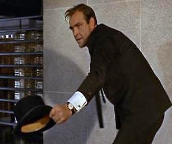 Dark Slate Gray Gruen Precision 510 James Bond 007 Sean Connery Circa 1960's Mens Watch....33mm