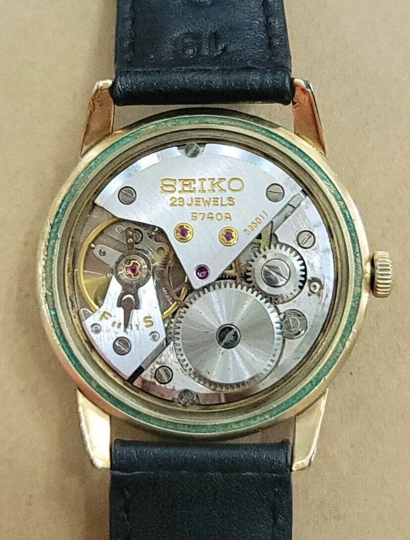 Rosy Brown Seiko Lord Marvel 5740A 23 Jewels Gold Filled 1965 Manual Wind Mens Watch....35mm
