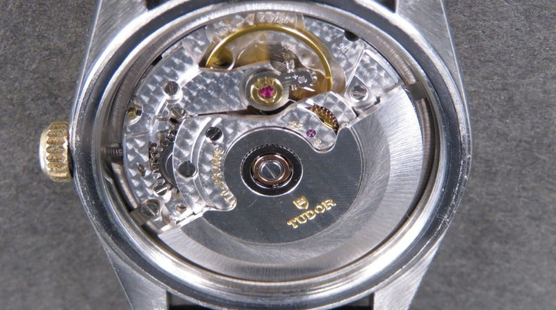 Dim Gray Rolex Tudor Prince Date 74033 18k Solid Gold Bezel Swiss Mens Watch....34mm